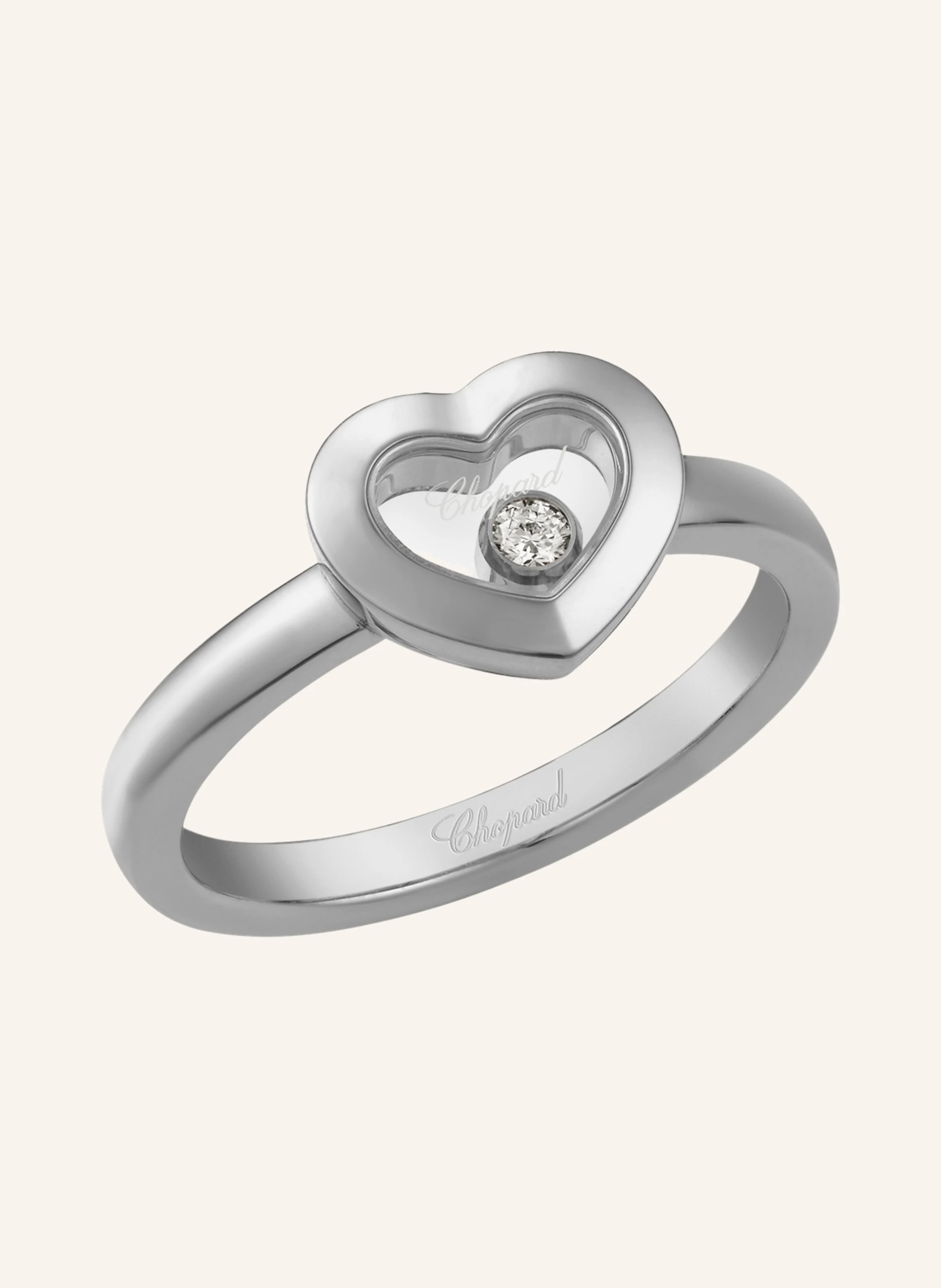 Chopard Ring HAPPY DIAMONDS ICONS Ring aus 18 Karat Weißgold und Diamanten