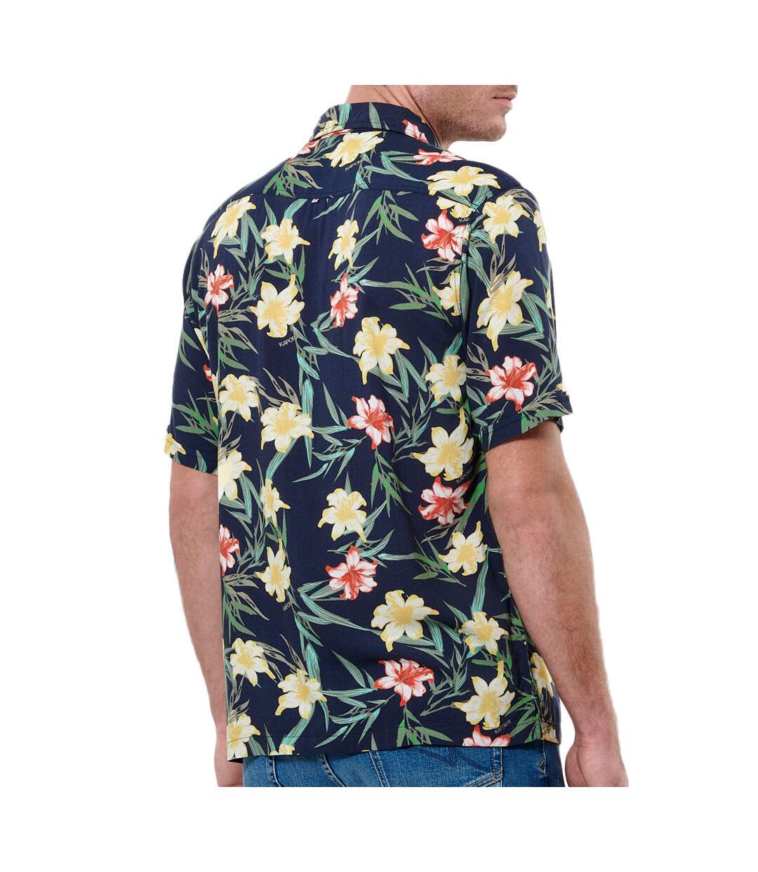 Chemise Marine Imprimé Homme Kaporal Macaoe