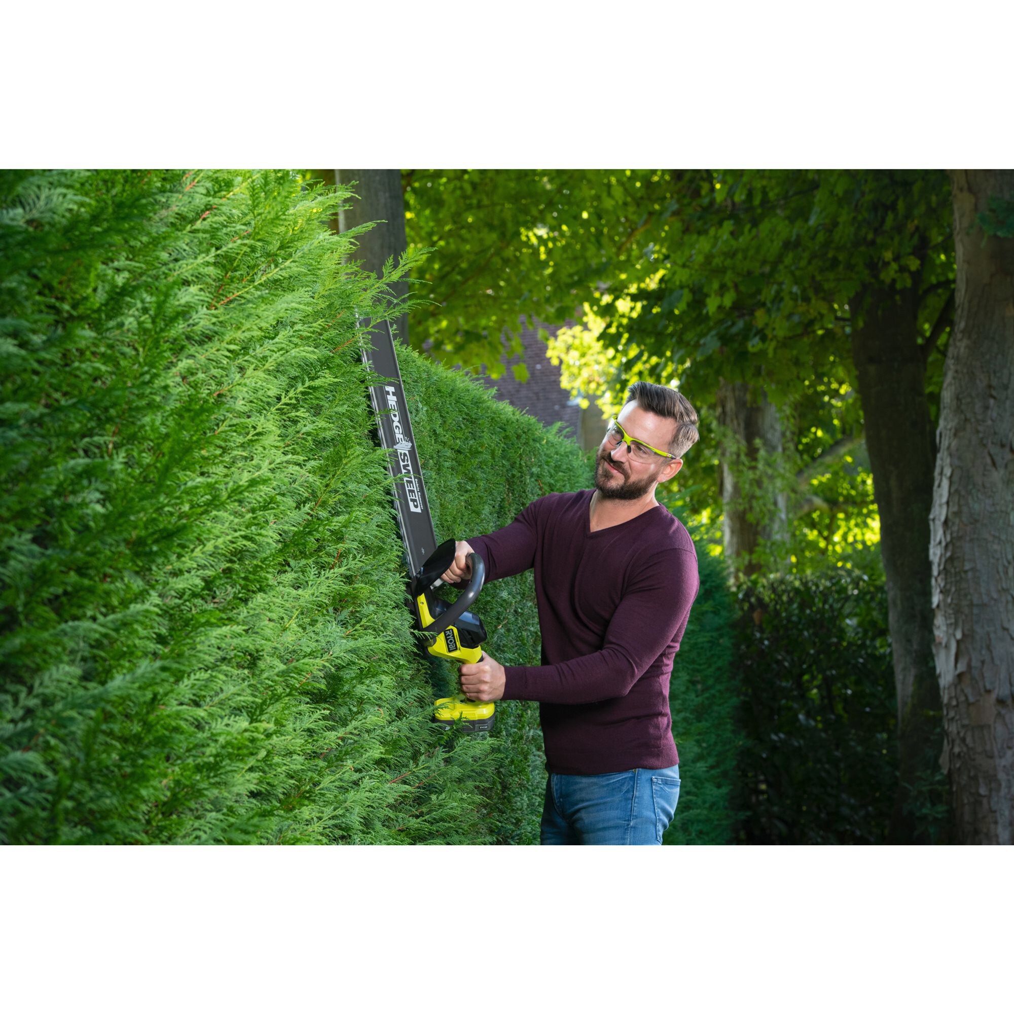Ryobi Heckenschere ONE+ Akku-Heckenschere RY18HT55A-120, 18Volt