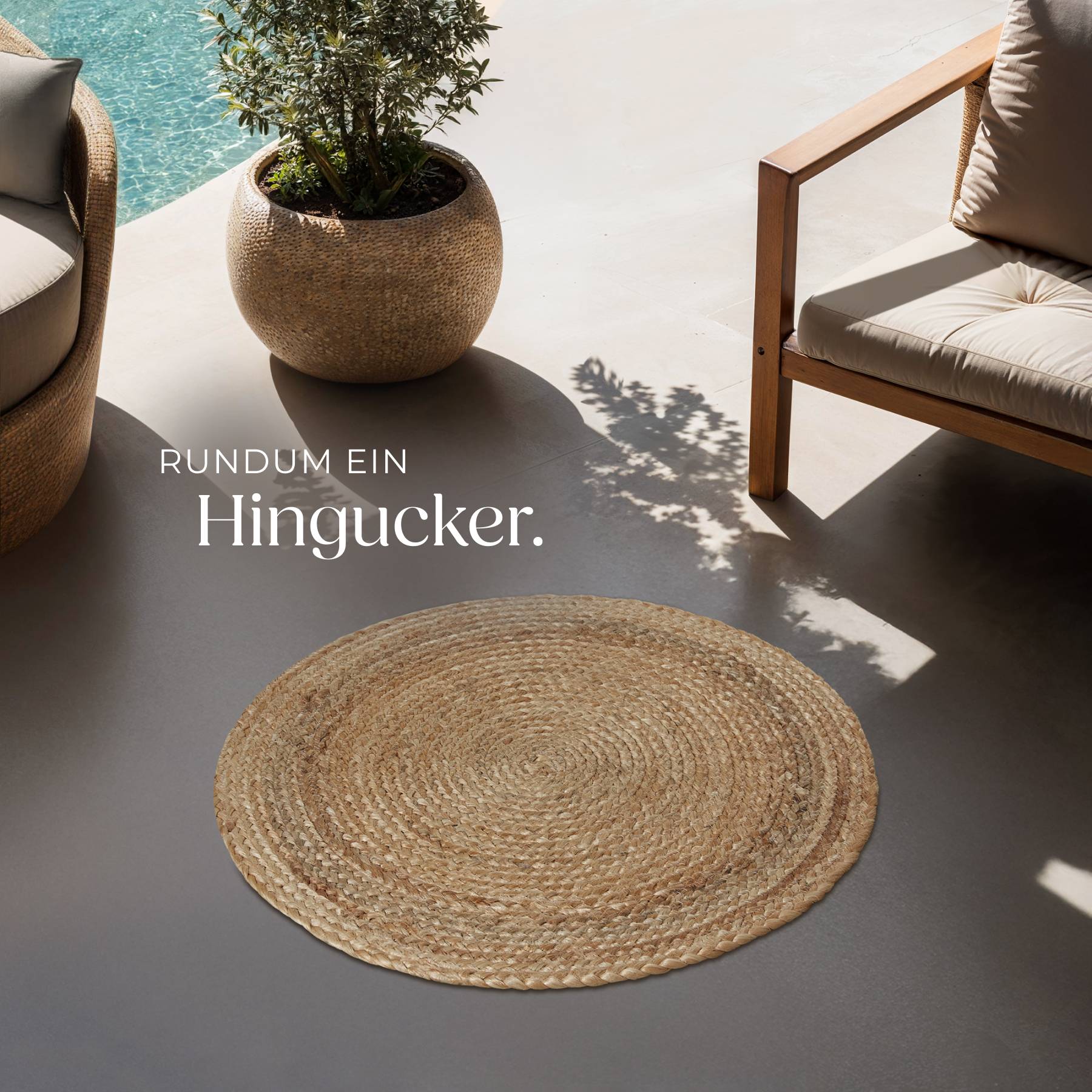 Handgewebter Teppich Glim