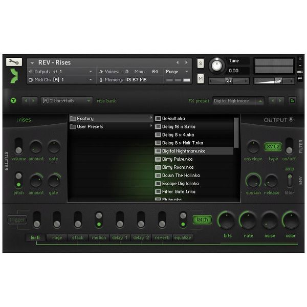 Output REV/Signal Bundle