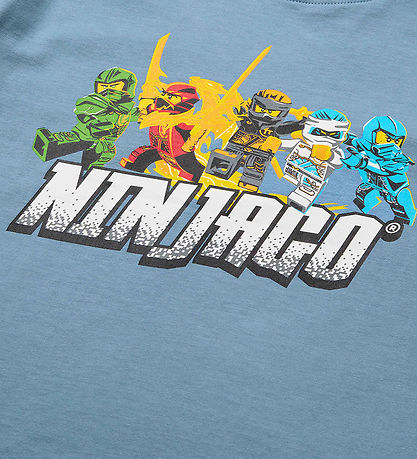LEGO® Ninjago T-Shirt - LWTaffy - Matt Blau