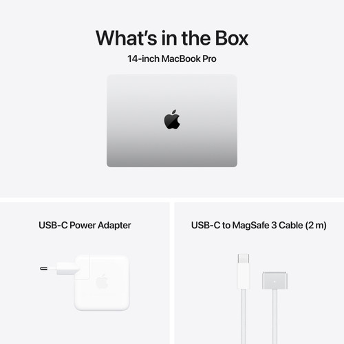 Apple MacBook Pro 14 inch M4 (10 core CPU/10 core GPU) 16GB/512GB Zilver AZERTY