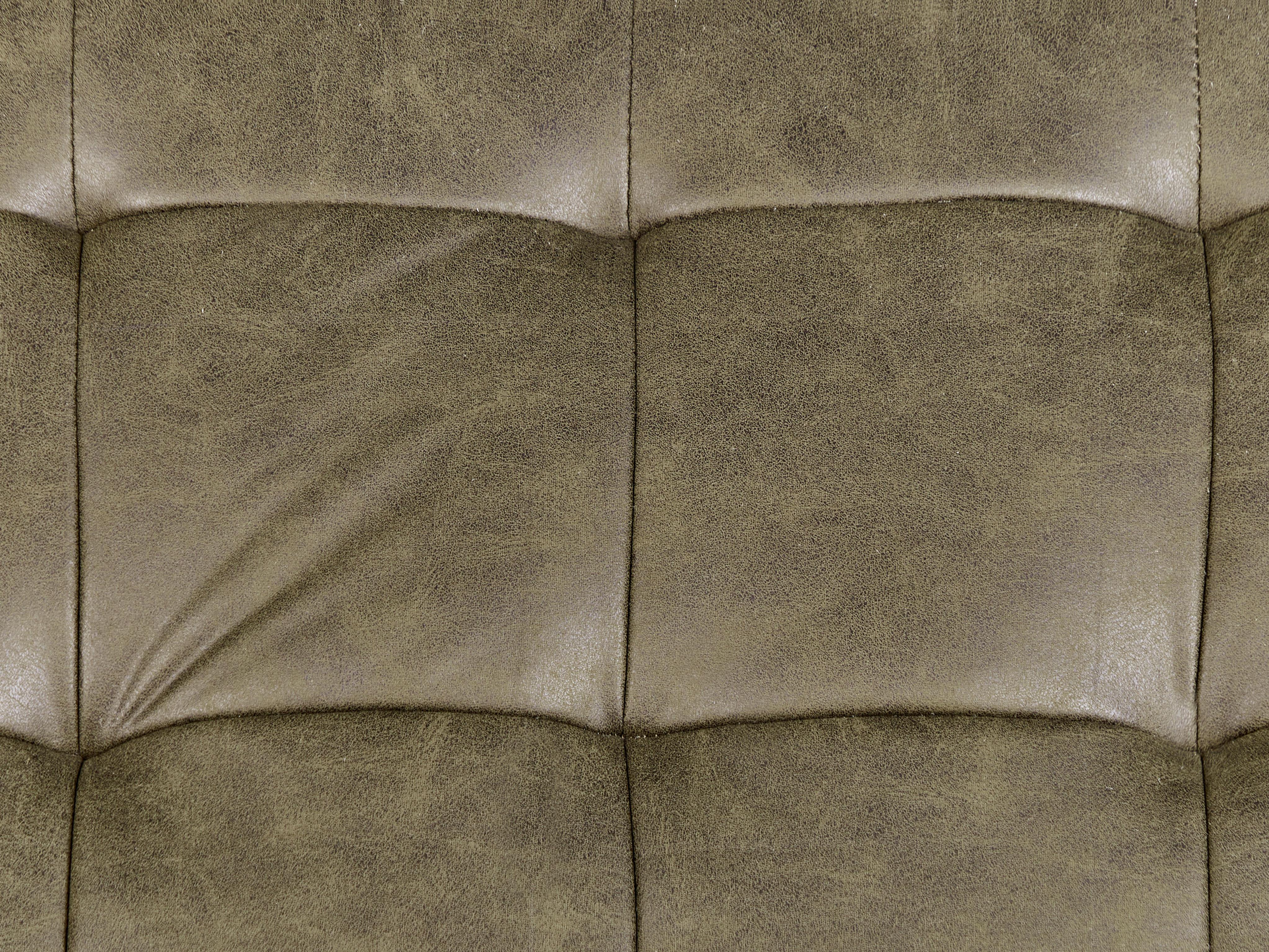 Linkszijdige chaise longue REBAIS Kunstleer Groen