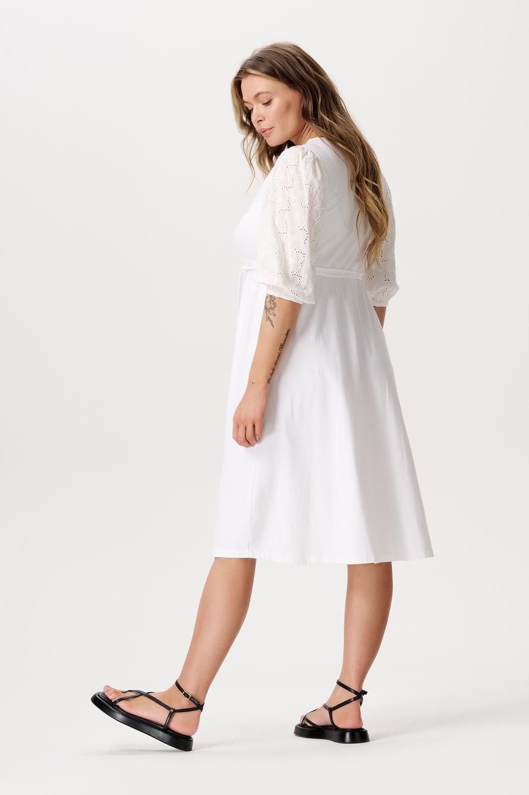Noppies Maternity Jurk Kajal - Optical White