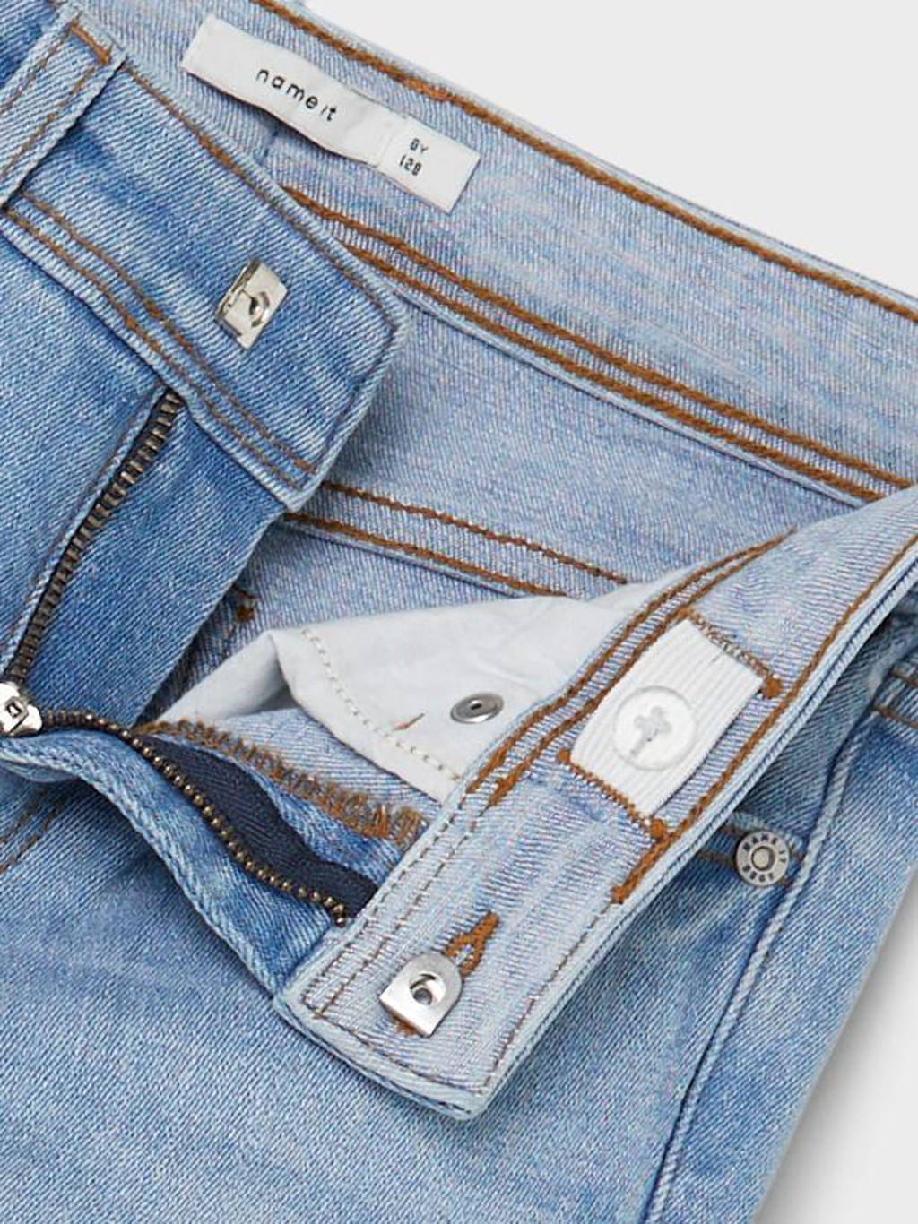 NAME IT straight leg jeans NKMRYAN light blue denim