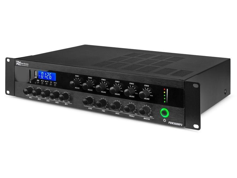 Power Dynamics Verstärker Pro PDW360 Mpx3 Rack-montierbarer Verstärker
