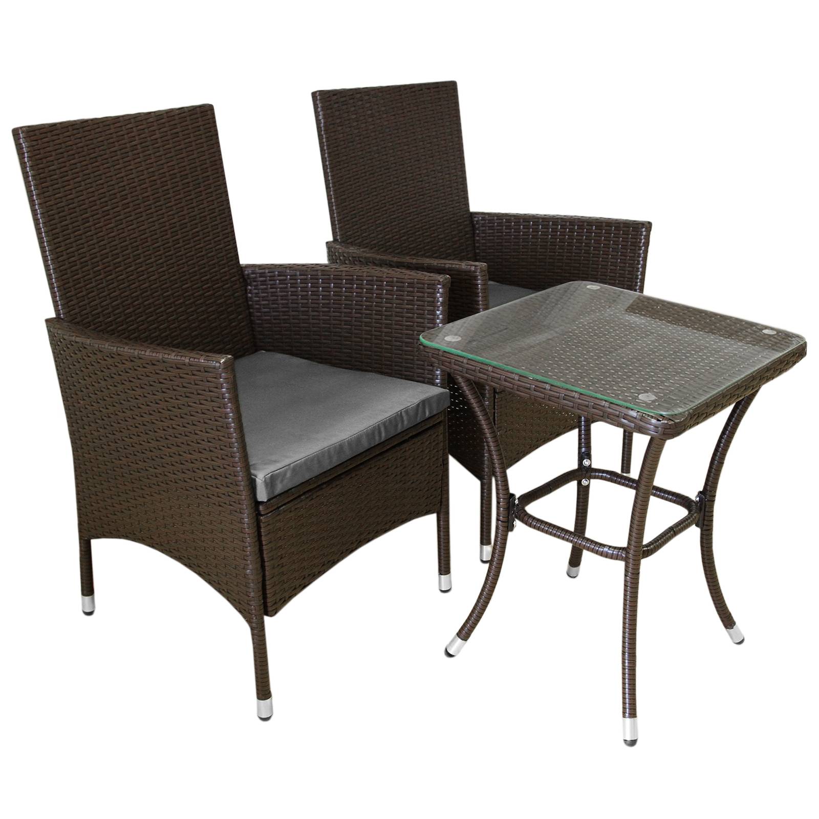 Monstershop Jarda 3-delige bistroset - Brown