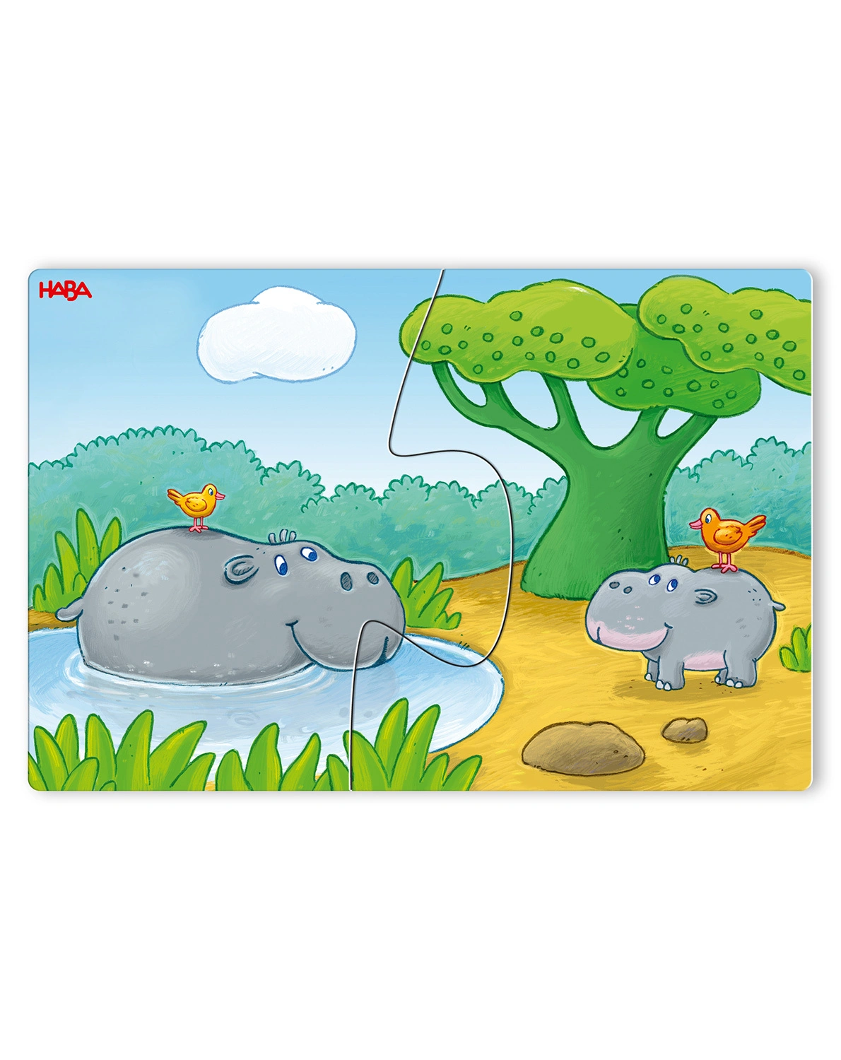 Puzzle WILDE TIERE 10x2-teilig
