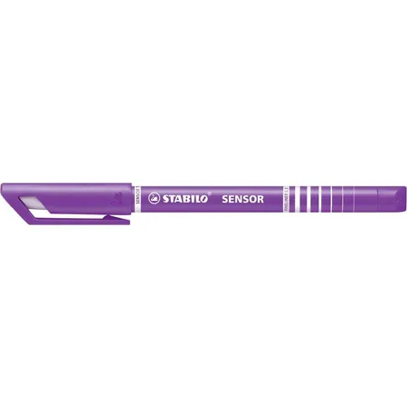 Fineliner mit gefederter Spitze - STABILO SENSOR F - fein - Einzelstift - lila