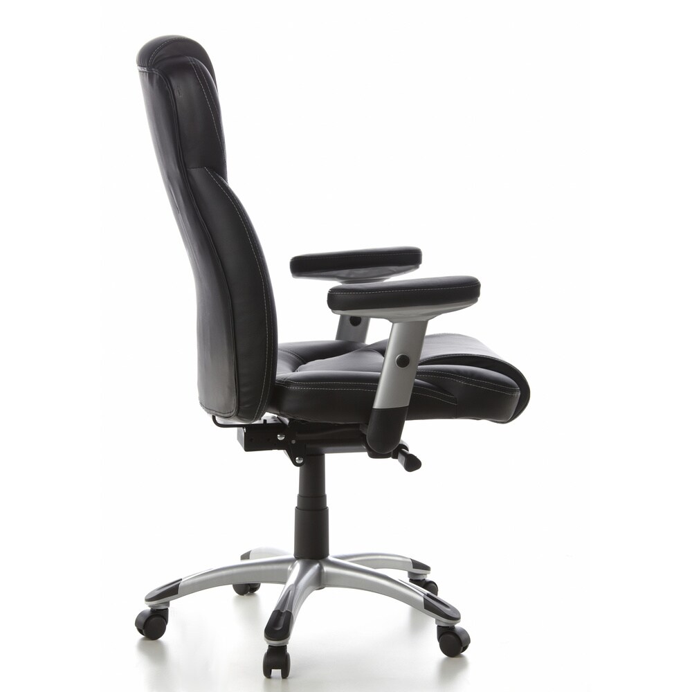 Profi Chefsessel EMBASSY 200 Kunstleder mit Armlehnen (höhenverstellbar) hjh OFFICE