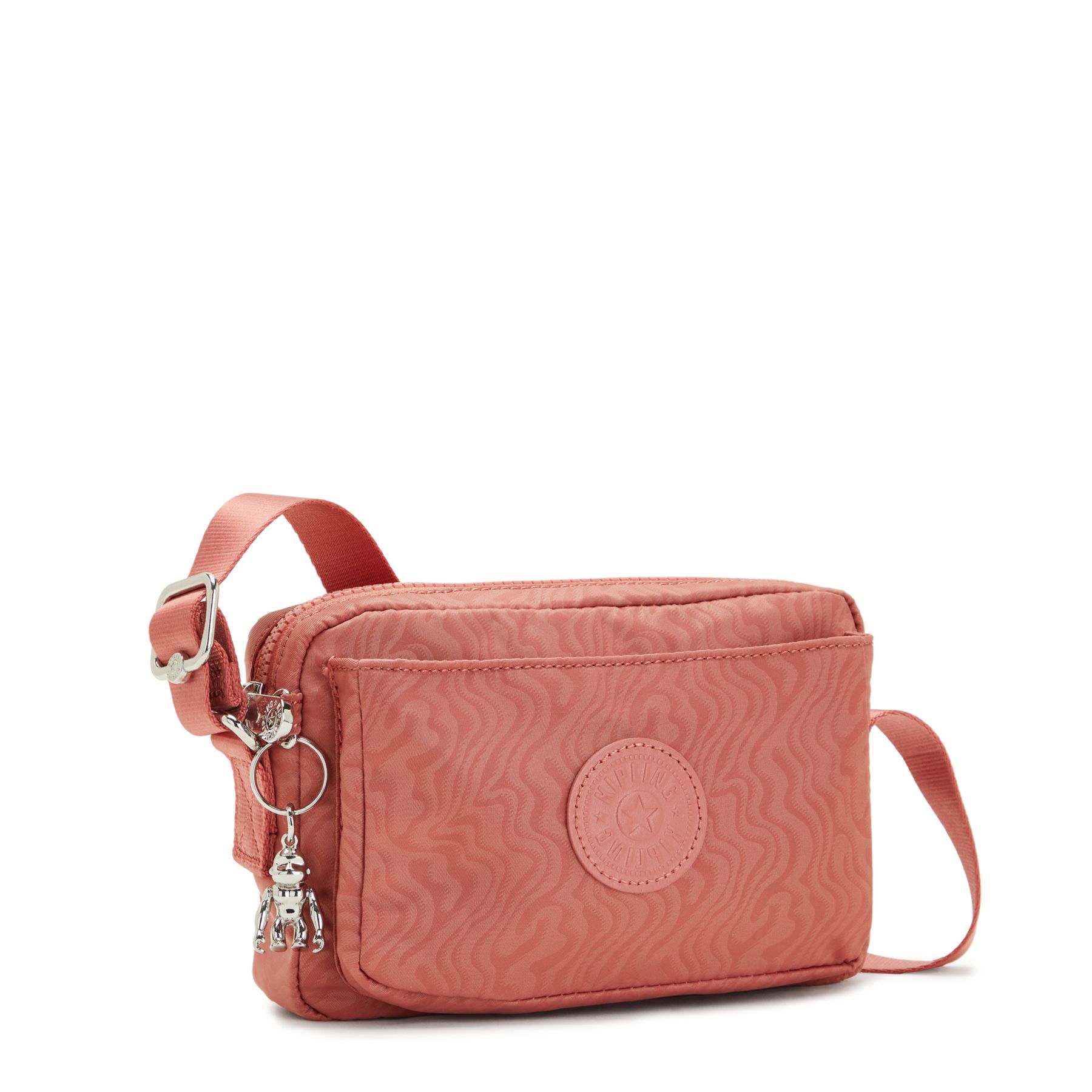ABANU Mini Sac à Bandoulière avec Sangle Ajustable - Vintage Pink Emboss