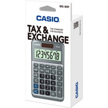 Calculatrice de bureau MS-80F, 8 chiffres, argent