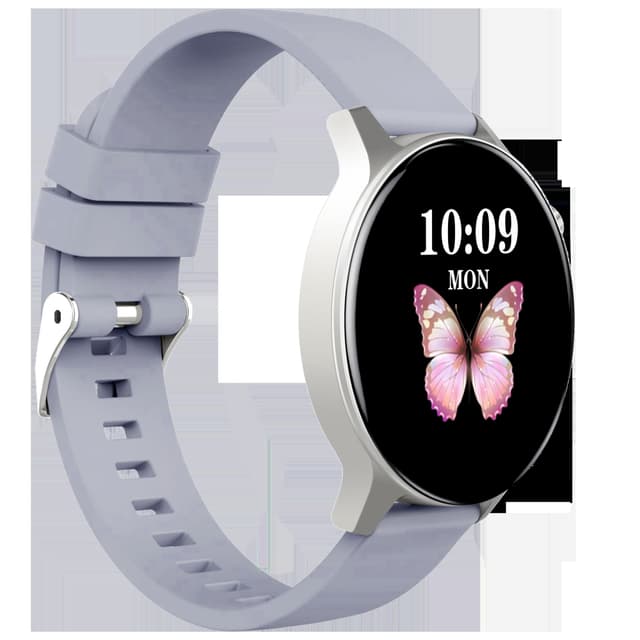 Rose Gold Smartwatch med avanceret sundheds- og fitnesssporing Sølv