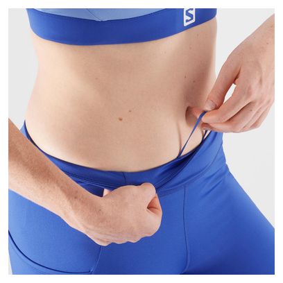 Collant 3/4 Salomon Cross Run 25'' Bleu Femme