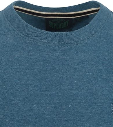 Superdry Classic T-Shirt Melange Blauw M1011245A-1AF kopen