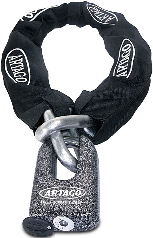 Artago - 69DUO Bunker - Kettingslot - Zwart - Staal - 100 cm