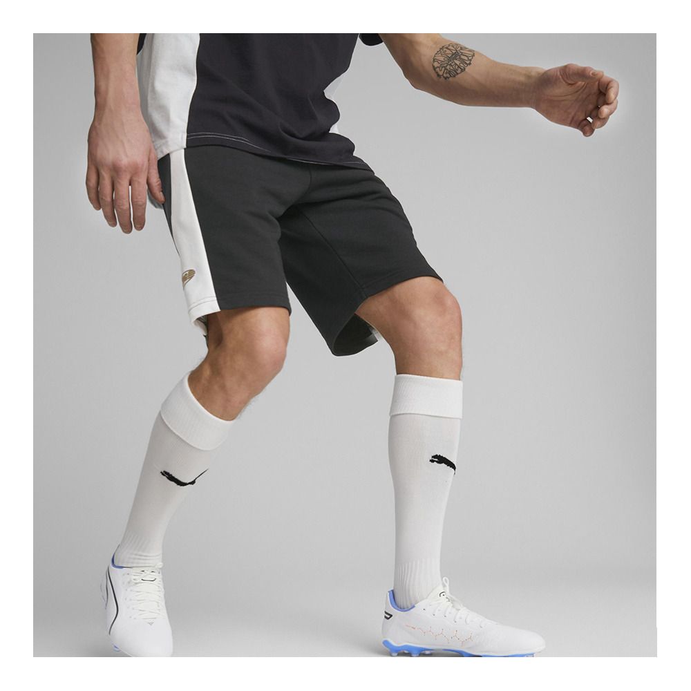Puma KING TOP - Short Homme puma black/shadow gray/puma white