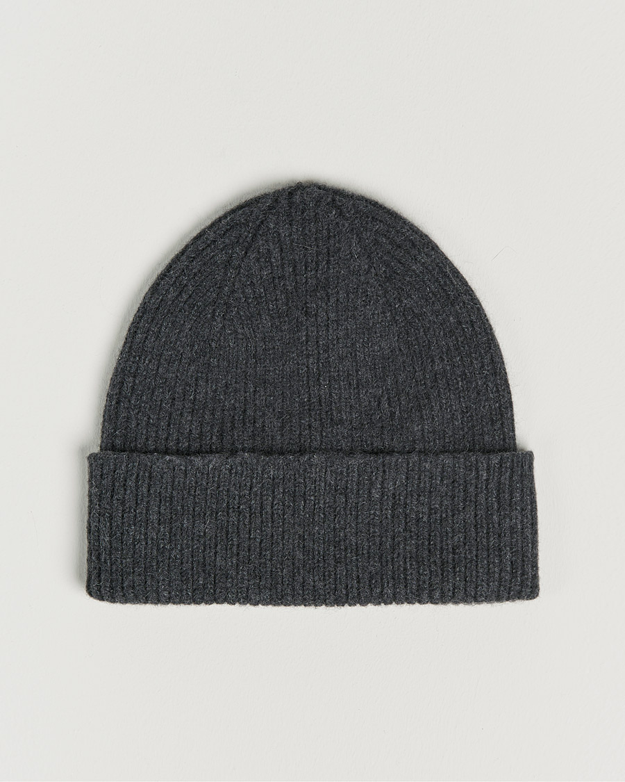 Le Bonnet Lambswool/Caregora Beanie Graphite