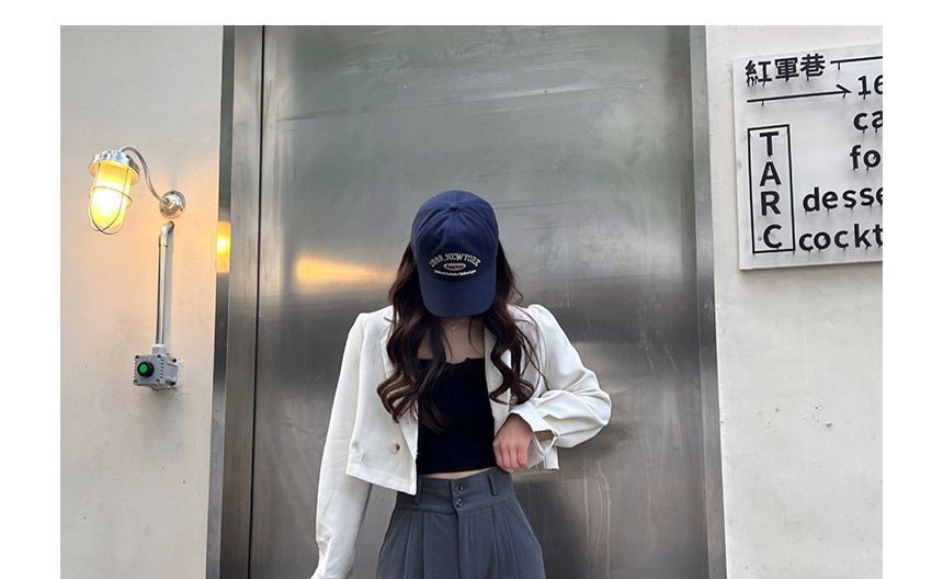 Rustie - Hoge taille effen wijde broek