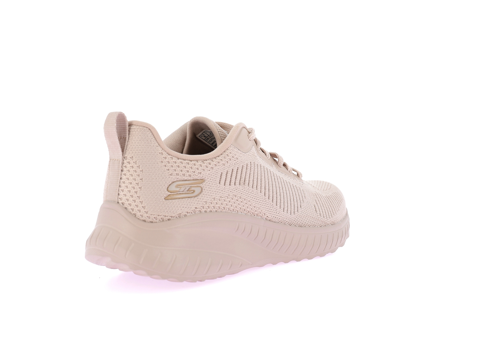 Skechers-BOBS SQUAD CHAOS FACE OFF Matières combinées Beige