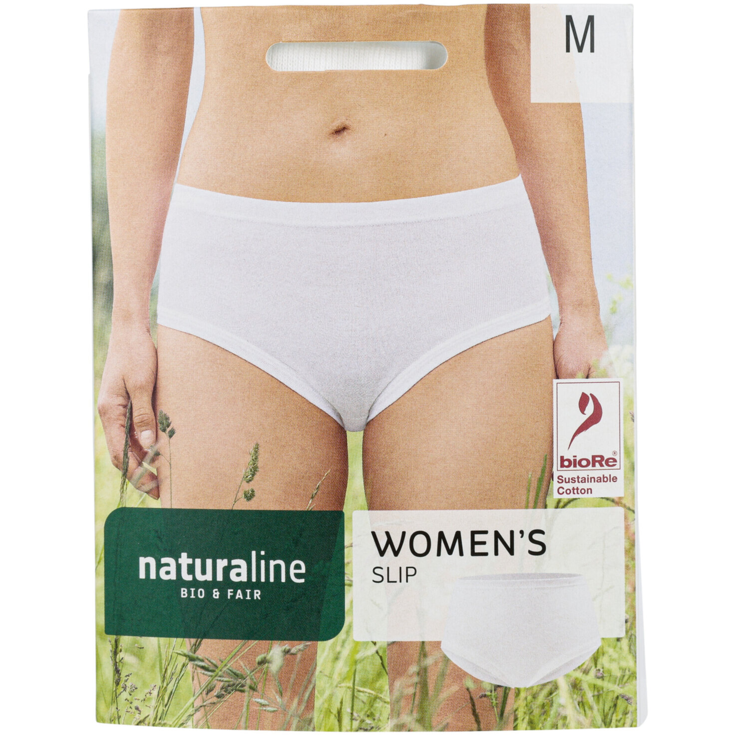 Naturaline Textil Damen Slip weiss M