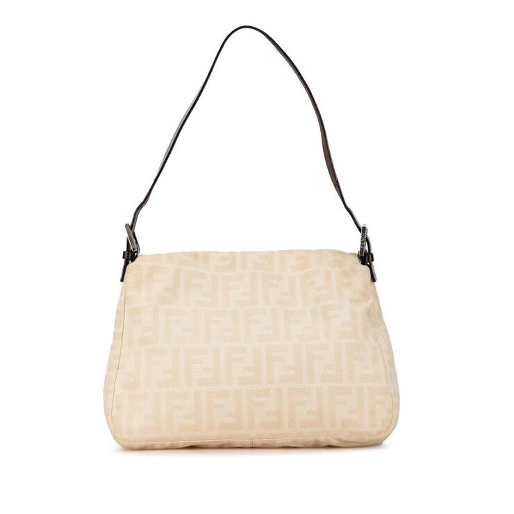 Fendi Vintage Fendi Shoulder Bag Beige