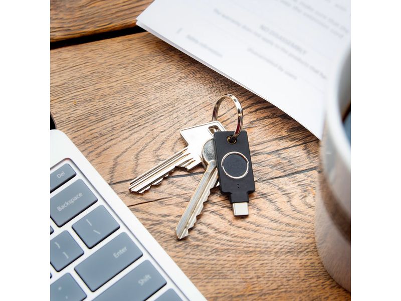 Yubico YubiKey C Bio-FIDO Edition FW 5.7 USB-C, 1 Stück YubiKey Bio Serie – FIDO-Edition