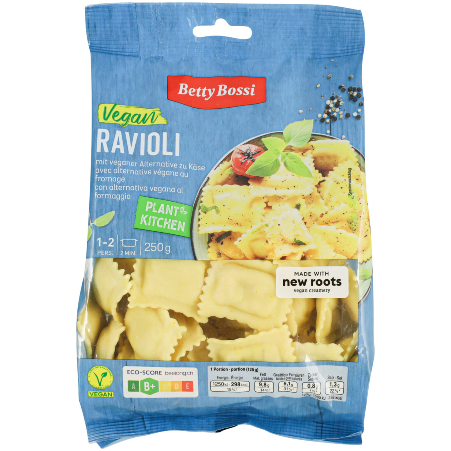 Betty Bossi Plant Kitchen vegan Ravioli
