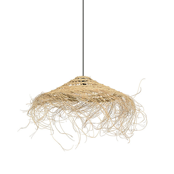 Suspension Medina E27 IP20 15W Ø.50 x H. 86 cm Corep naturel
