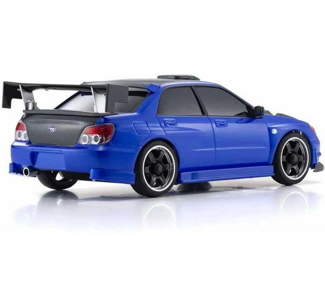 Mini-Z Subaru Impreza WRX Aero, Blau 1:27 Readyset<br>Hochleistungs-RC-Rennwagen