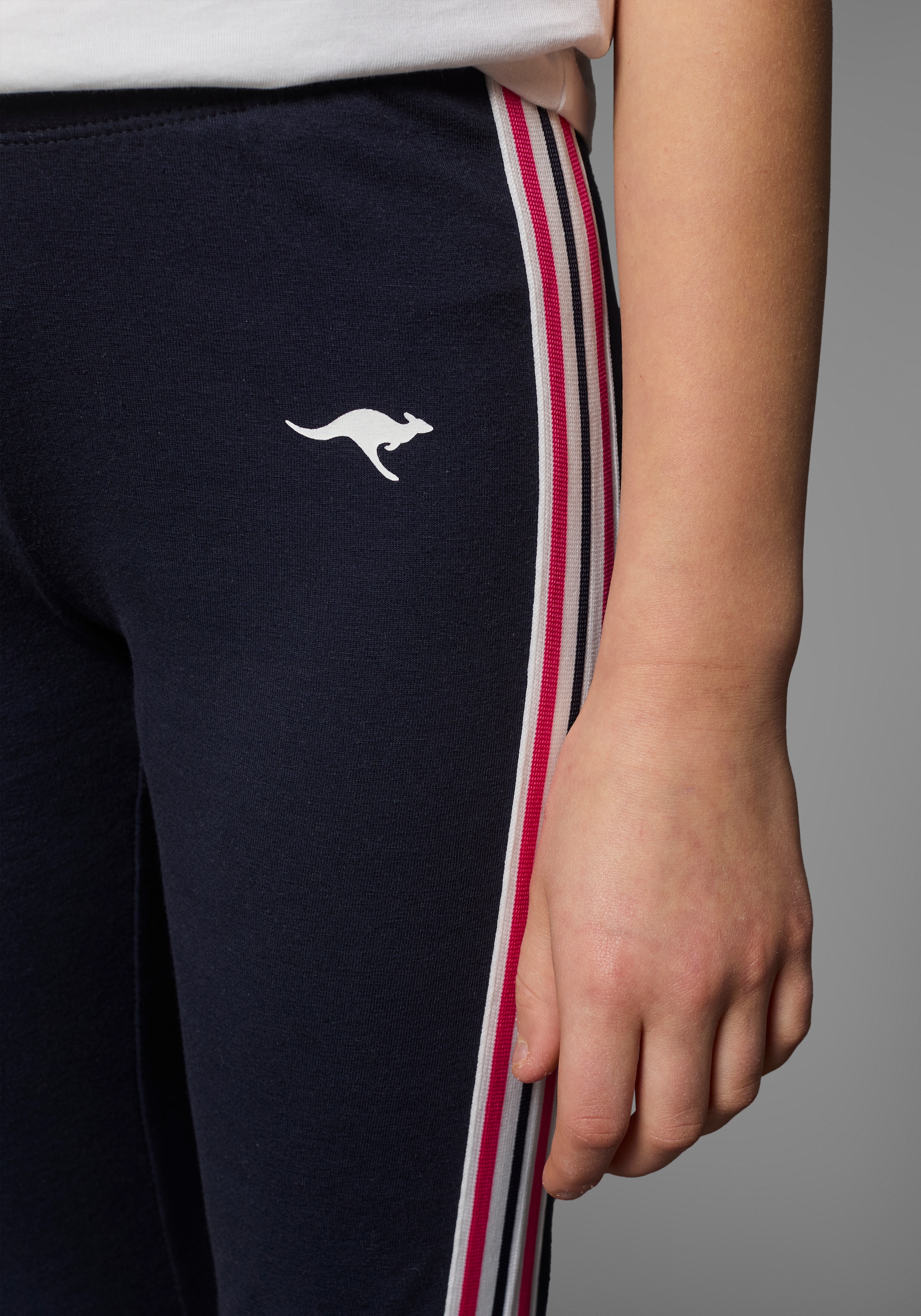 KangaROOS Leggings »mit aufgesetztem Band«  für Mädchen