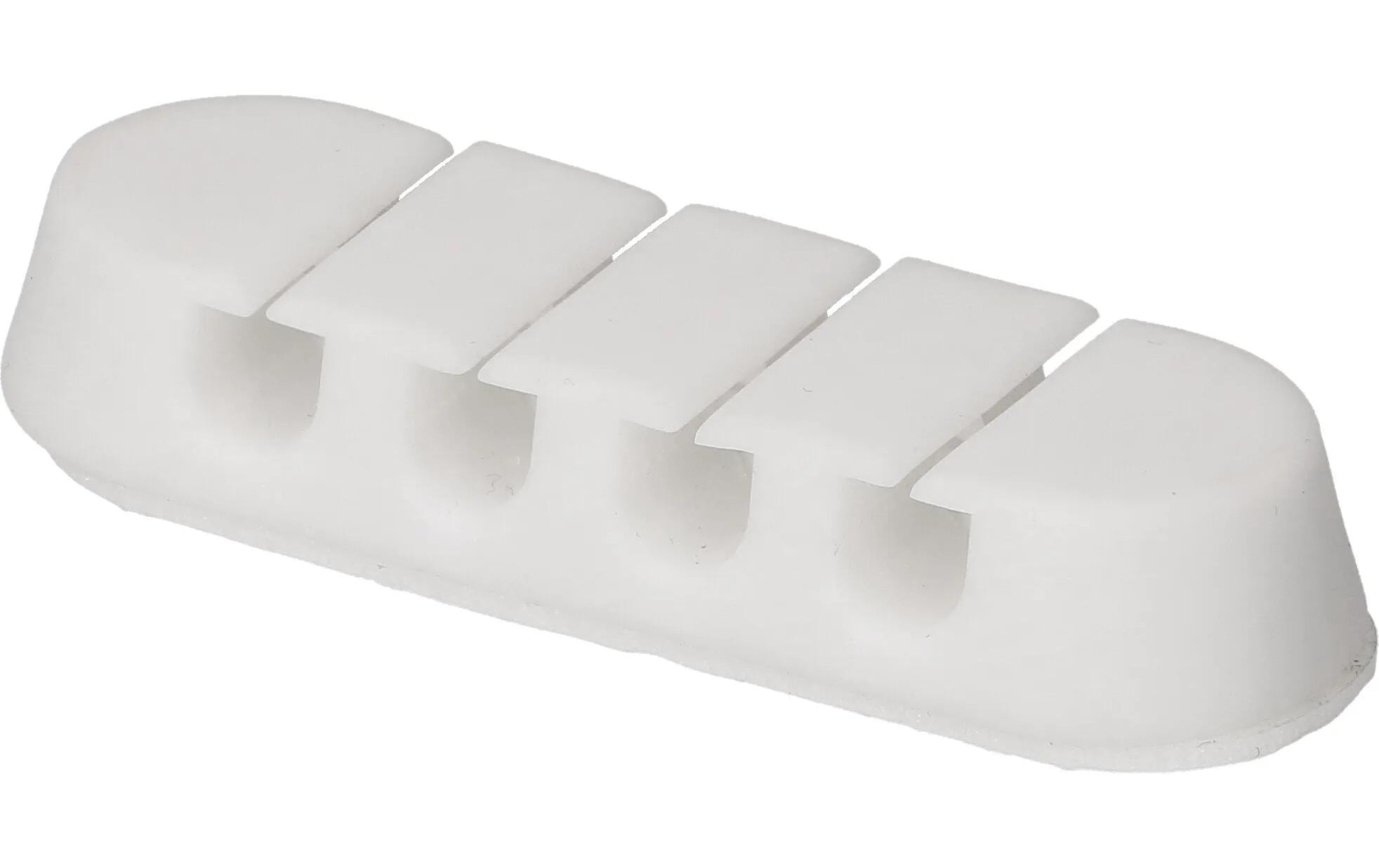 Multi Stop Set 3x WeissKabelhalter