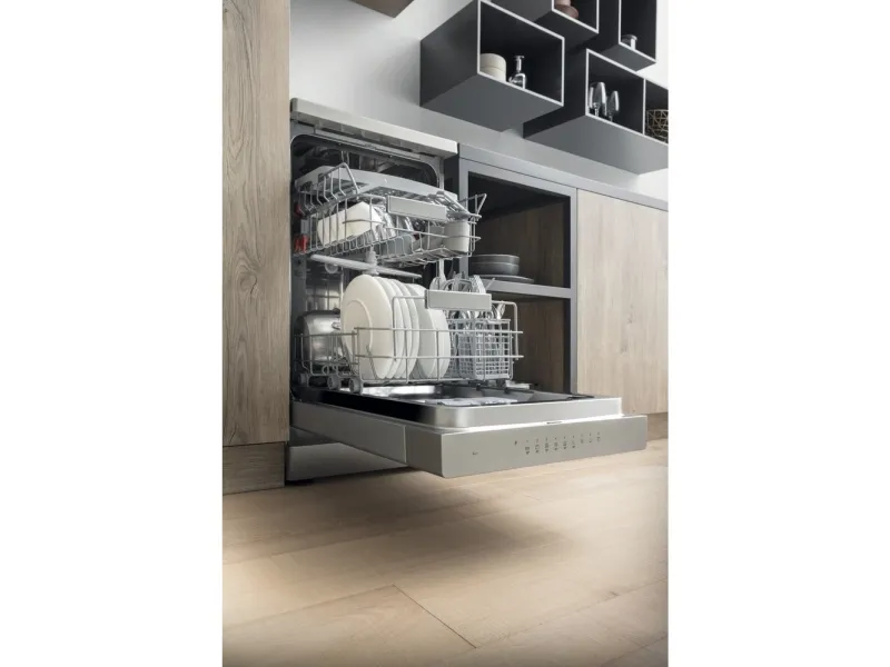 Hotpoint-Ariston HSFO 3T223 WC X - Opvaskemaskine - Rustfrit stål