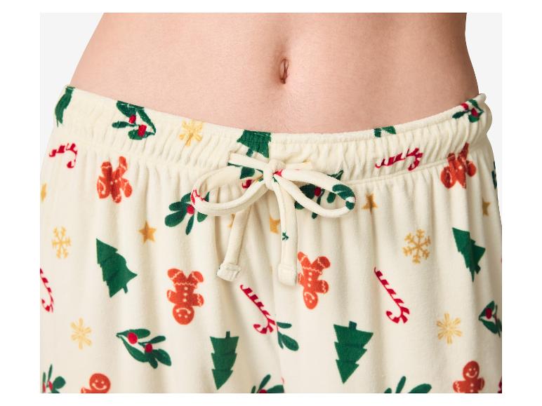 Velours dames kerstpyjama