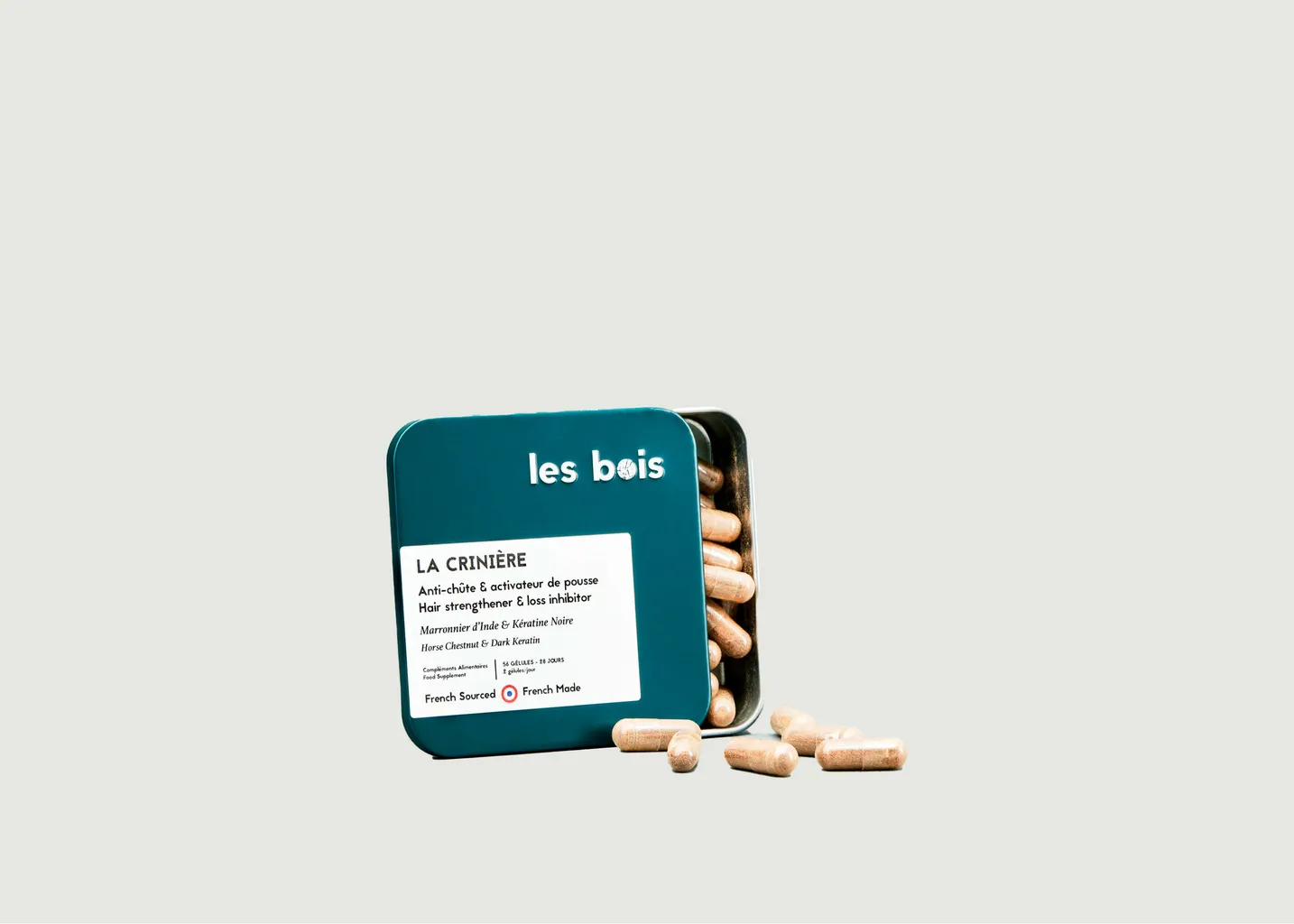 Complément alimentaire La Crinière pousse et beauté cheveux Les bois