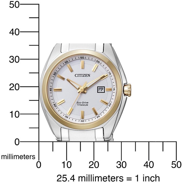 Citizen Titanuhr »Super Titanium« Armbanduhr, Damenuhr, Solar, Titanarmband, Saphirglas