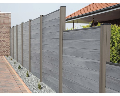 Hoofdelement GroJa Flex insteeksysteem zonder palen 180 x 180 cm steengrijs