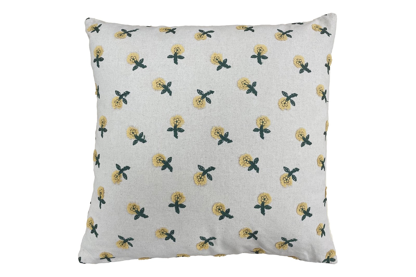Nora pute Offwhite med broderi 45x45 cm