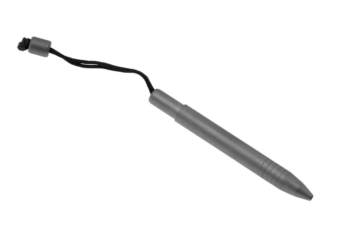 Big Idea Design Ti Mini Pen TI-MPEN-SW Stonewashed Titanium, everyday carry mini pen
