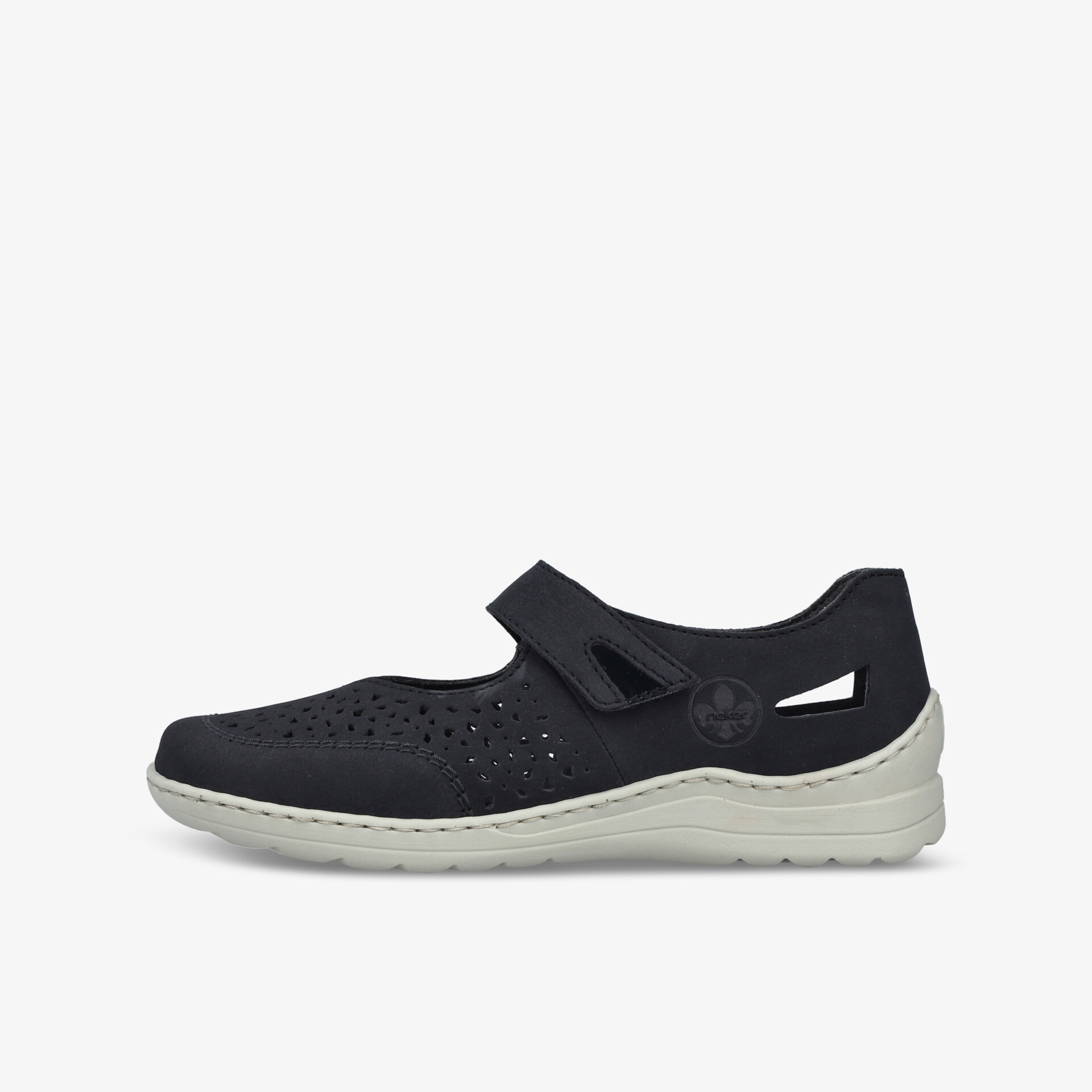 rieker Damen Halbschuhe blau