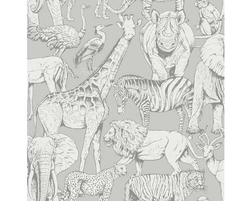 Vliesbehang 108567 Kids@Home Jungledieren