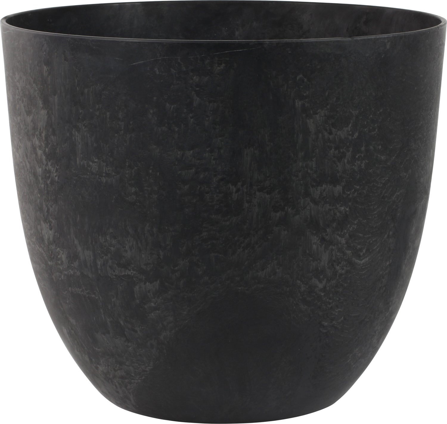 Artstone bloempot Bola D 45 H 38 cm zwart