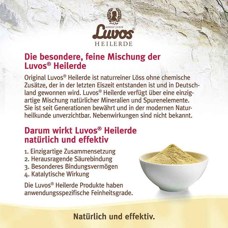 Luvos® Heilerde 1 fein, 800 g