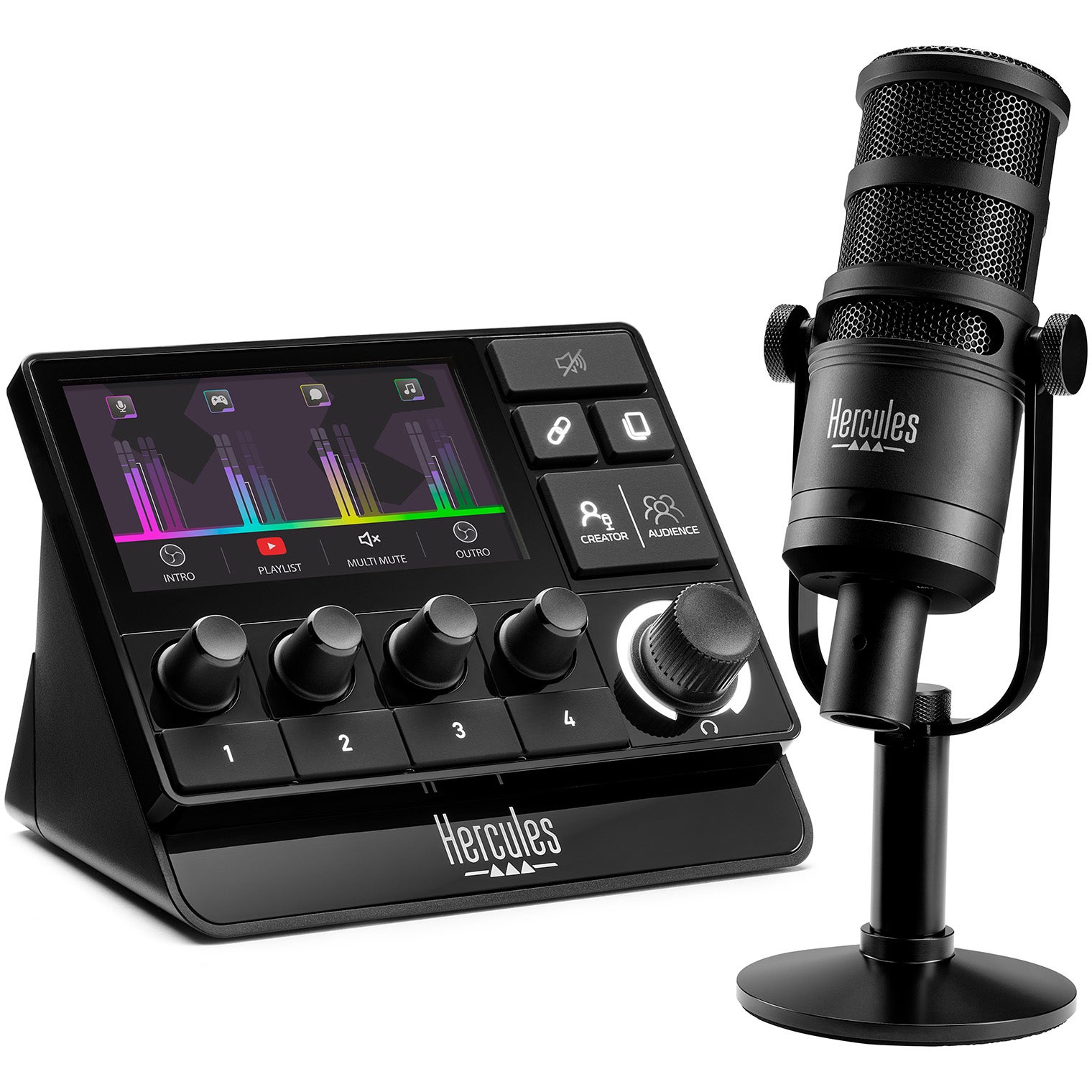 Hercules Stream Essentials Kit XLR audio streamer