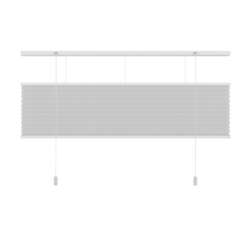KARWEI enkel plisségordijn lichtdoorlatend wit (kleurnr. 6010) 100x220 cm (bxh)