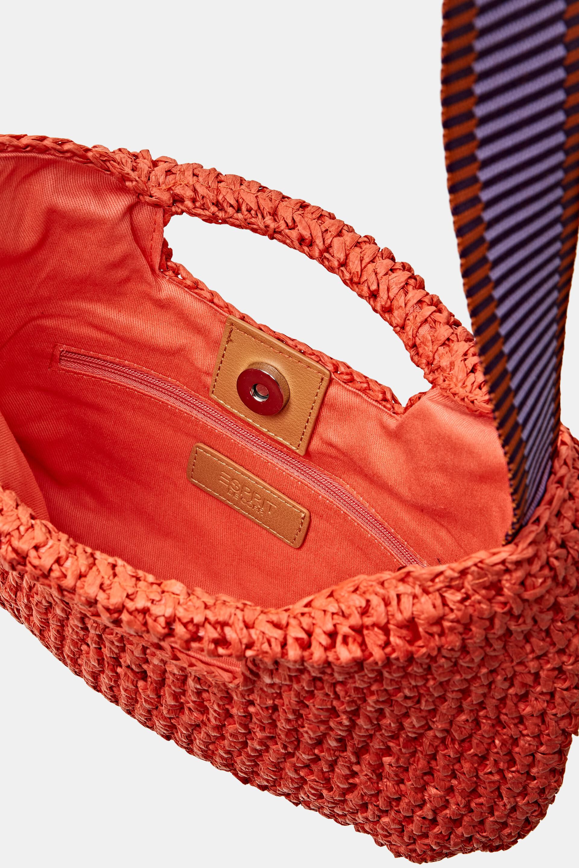 Sac porté épaule en raphia