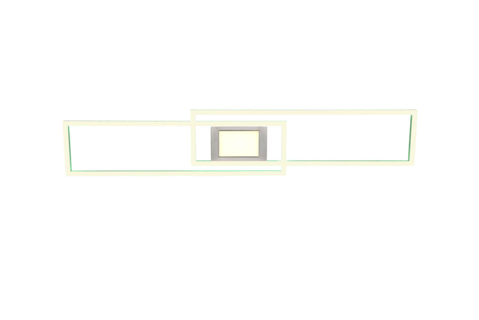 TRIO LED Deckenlampe GANADO 21 x 110 cm nickelfarbig
