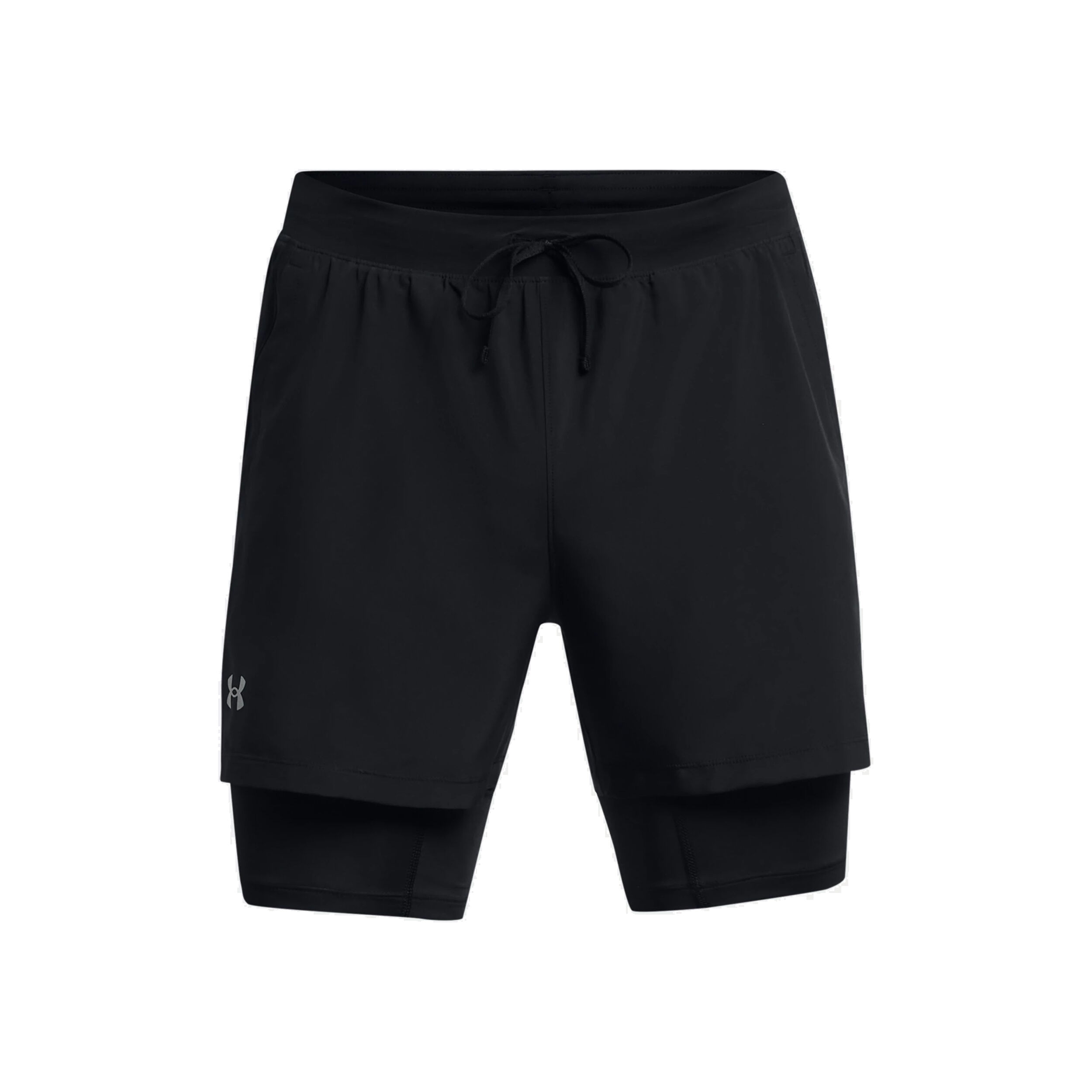 Under Armour Launch 5 Inch 2-in-1 Shorts Hommes - Noir