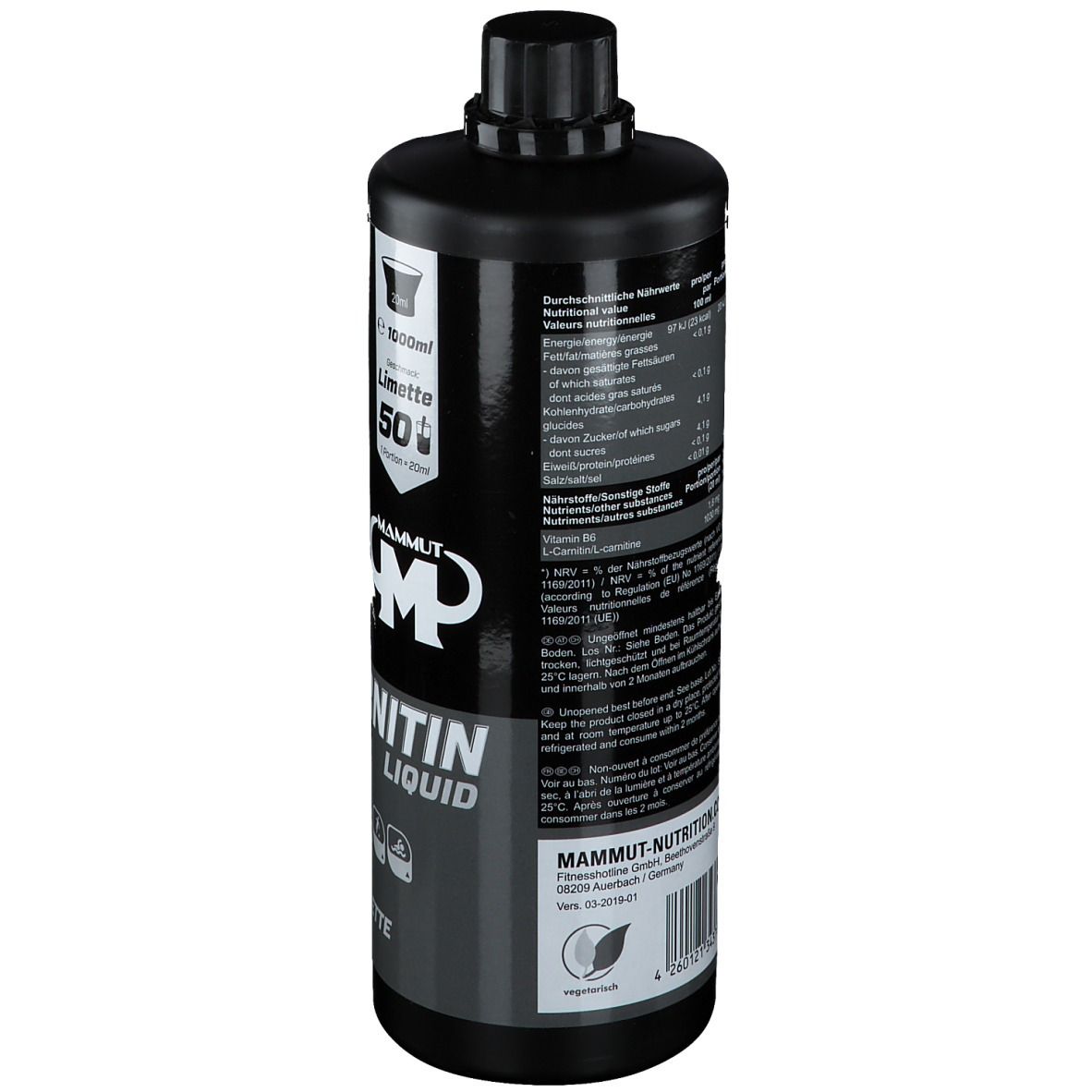 Mammut L-Carnitin Liquid, Limette